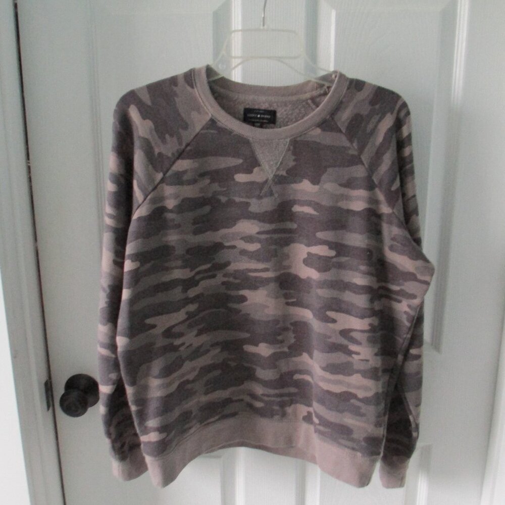 Lucky Brand camouflage sweatshirt